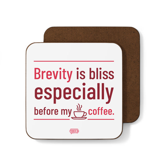 brevity coaster